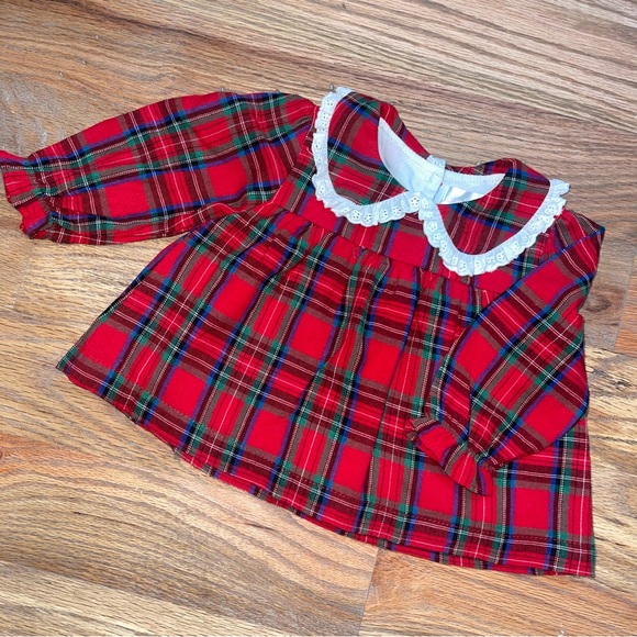 cecil and lou red plaid top - Picture 2 of 3